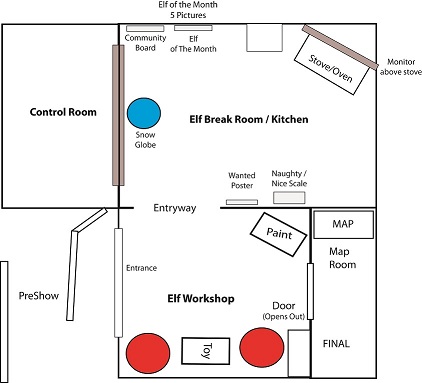 FROST! Escape Room Project Layout